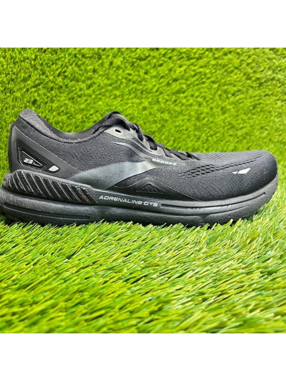 Brooks Adrenaline GTS 23 Womens Size 8.5 Black Walking Running Shoes Sneakers